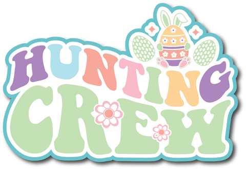 Hunting Crew - Scrapbook Page Title Sticker