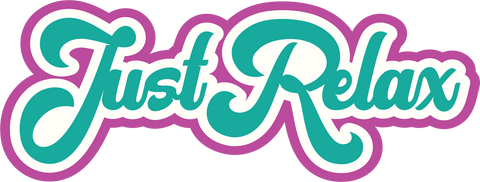 Just Relax - Scrapbook Page Title Sticker