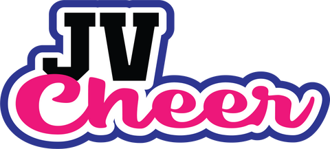 JV Cheer - Scrapbook Page Title Sticker