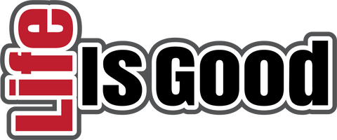Life is Good - Scrapbook Page Title Sticker