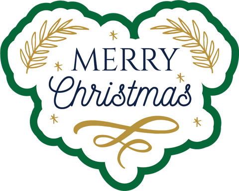 Merry Christmas - Scrapbook Page Title Sticker