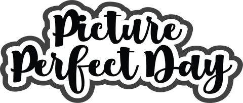 Picture Perfect Day - Scrapbook Page Title Sticker