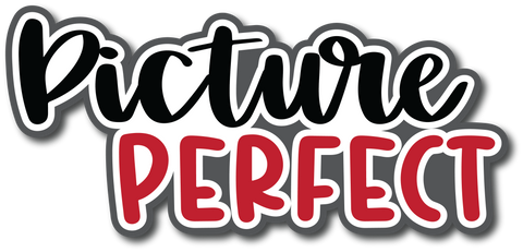 Picture Perfect - Scrapbook Page Title Sticker