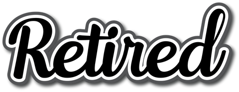 Retired - Scrapbook Page Title Sticker
