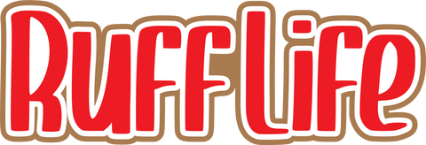 Ruff Life - Scrapbook Page Title Sticker