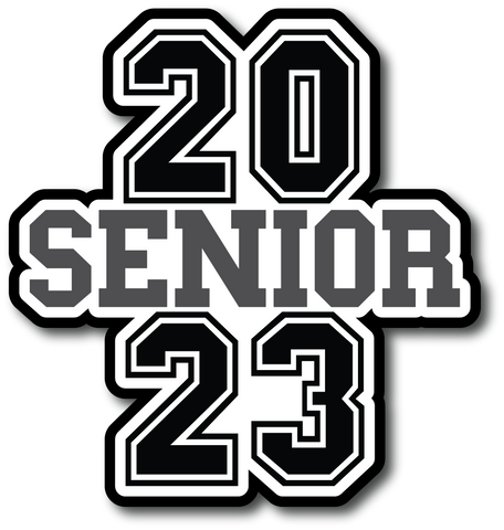 Senior 2023 - Scrapbook Page Title Sticker