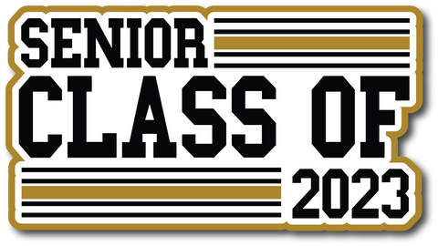 Senior Class of 2023 - Scrapbook Page Title Sticker
