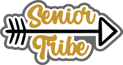 Senior Tribe - Scrapbook Page Title Sticker