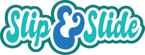 Slip & Slide - Scrapbook Page Title Sticker