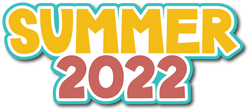 Summer 2022 - Scrapbook Page Title Sticker