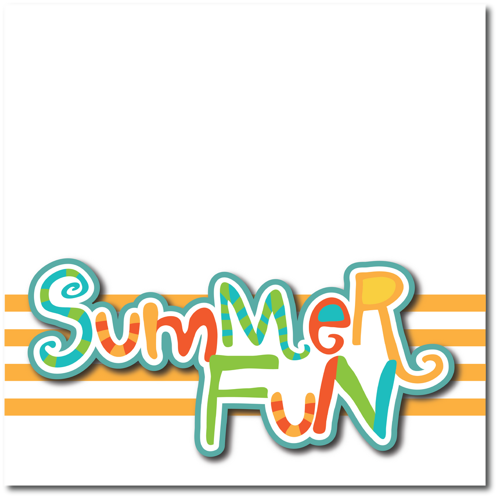 summer scrapbook pages