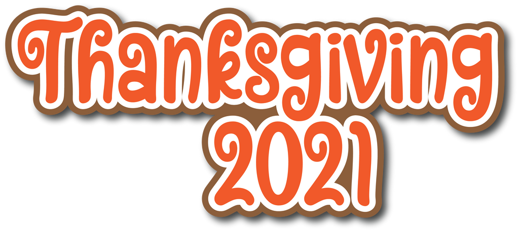 Happy Thanksgiving 2023 - Scrapbook Page Title Sticker – Autumn's