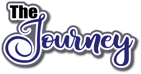 The Journey - Scrapbook Page Title Sticker