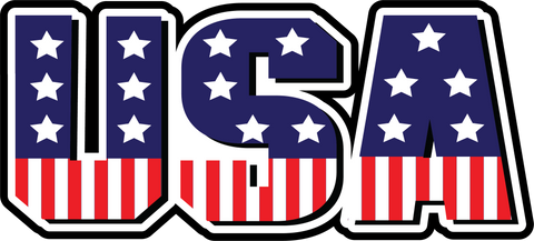 USA - Scrapbook Page Title Sticker