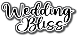 Wedding Bliss - Scrapbook Page Title Sticker