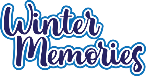 Winter Memories - Scrapbook Page Title Sticker