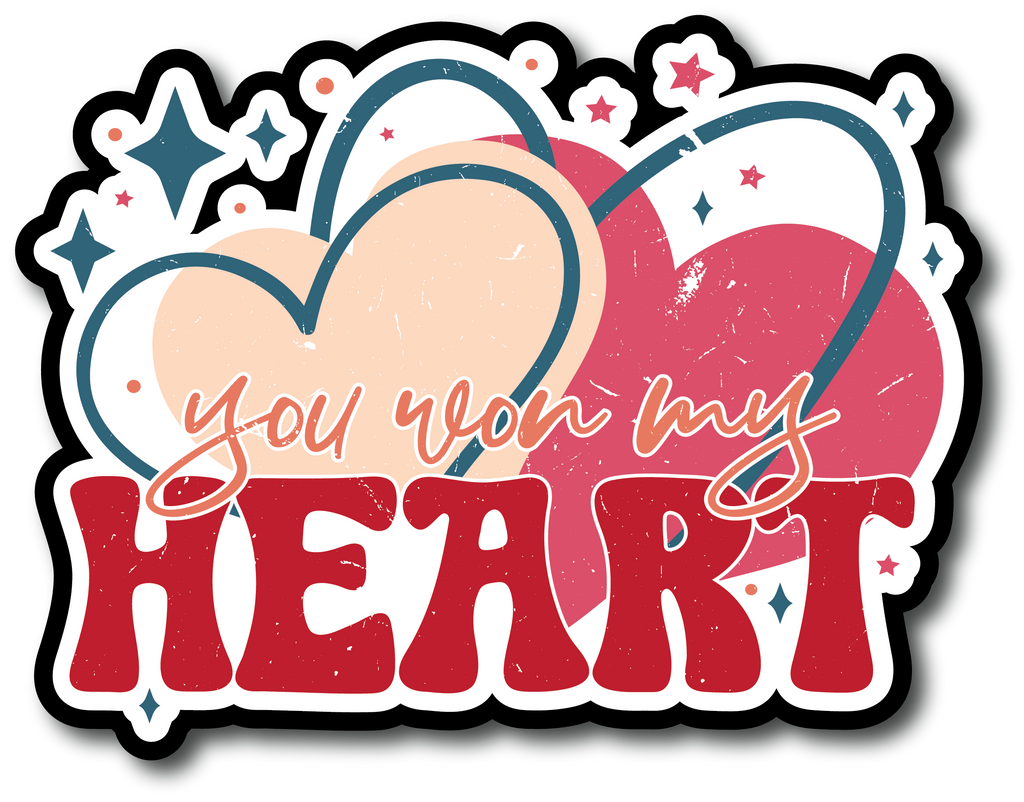 You Have My Heart (red)' Sticker