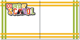 100 Days of School - Scrapbook Double Page Kit