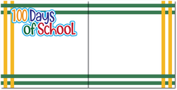 100 Days of School - Scrapbook Double Page Kit