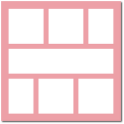 Light Salmon Pink - 12x12 Base Scrapbook Page