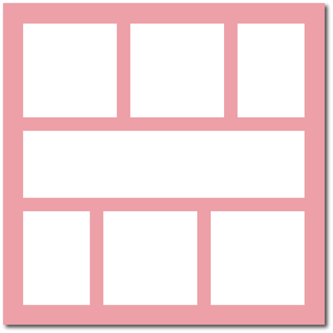 Light Salmon Pink - 12x12 Base Scrapbook Page