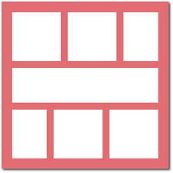 Candy Pink - 12x12 Base Scrapbook Page
