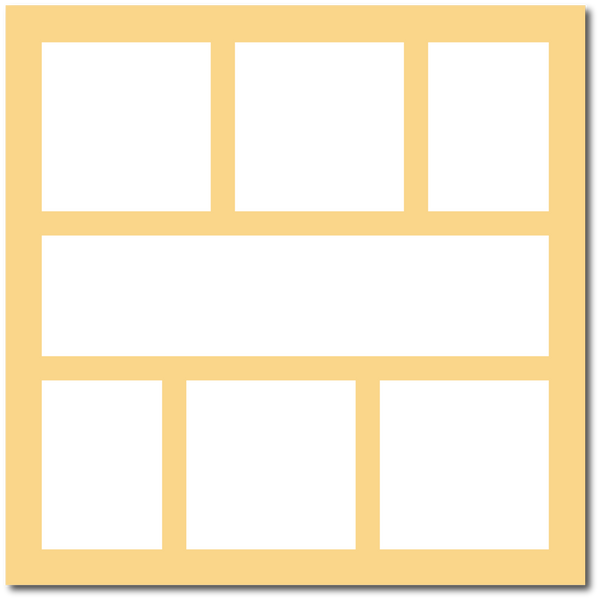 Light Yellow - 12x12 Base Scrapbook Page