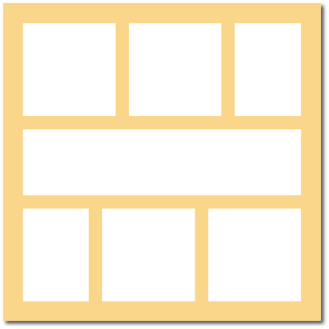 Light Yellow - 12x12 Base Scrapbook Page
