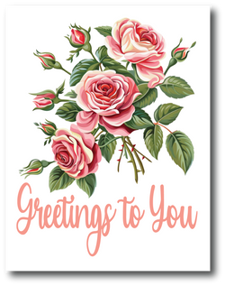 Greetings to You - Greeting Card