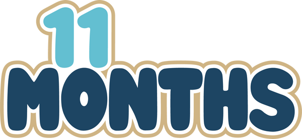 11 Months - Scrapbook Page Title Sticker