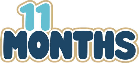 11 Months - Digital Cut File - SVG - INSTANT DOWNLOAD