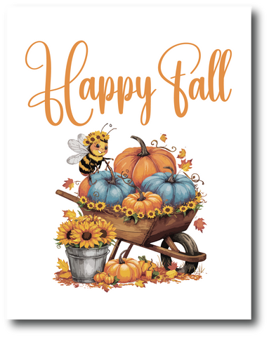 Happy Fall - Greeting Card