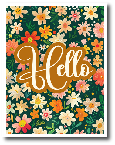 Hello - Greeting Card