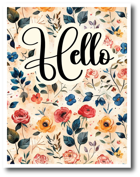 Hello - Greeting Card