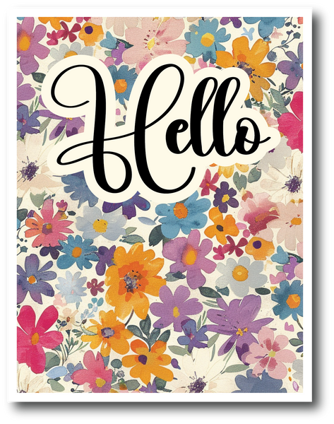 Hello - Greeting Card