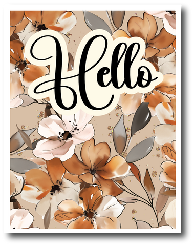 Hello - Greeting Card