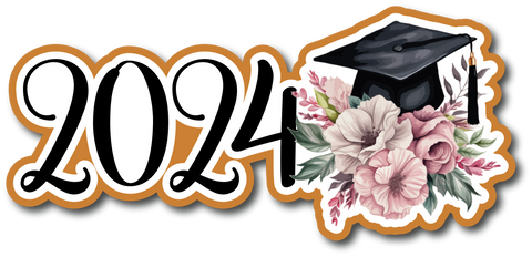 2024 - Graduate - Scrapbook Page Title Sticker