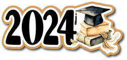 2024 - Gradutate - Scrapbook Page Title Die Cut