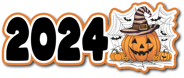 2024 Halloween - Scrapbook Page Title Sticker