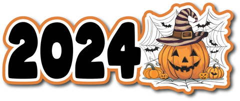 2024 Halloween - Scrapbook Page Title Die Cut