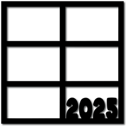 2025 - Scrapbook Overlay - Digital Cut File - SVG - INSTANT DOWNLOAD