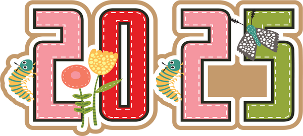 2025 - Bugs - Scrapbook Page Title Sticker