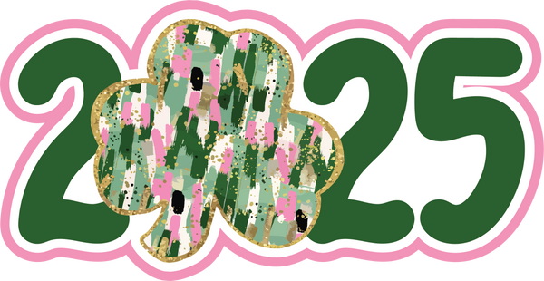 2025 - Clover - Scrapbook Page Title Sticker