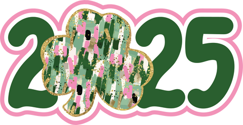 2025 - Clover - Scrapbook Page Title Sticker