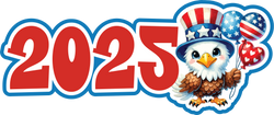 2025 - Eagle - Scrapbook Page Title Die Cut