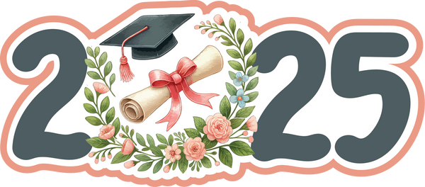 2025 - Graduation - Scrapbook Page Title Sticker