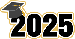 2025 - Graduation - Scrapbook Page Title Sticker