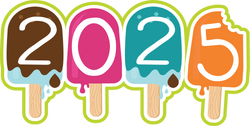 2025 - Ice Cream - Scrapbook Page Title Die Cut