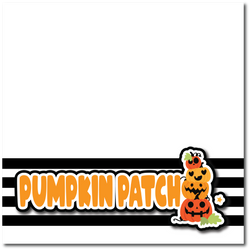 Pumpkin Patch - Printed Premade Scrapbook Page 12x12 Layout