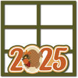 2025 - Turkey - Scrapbook Page Layered Overlay Kit